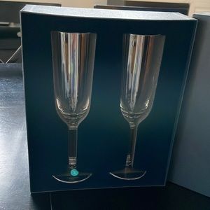 Tiffany champagne glassware